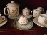 Háčkovaný muffin - cupcake