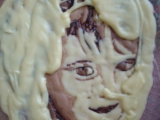 portret z čokolady