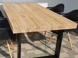 … Jak vyrobit jídelní stůl z trámů DIY
