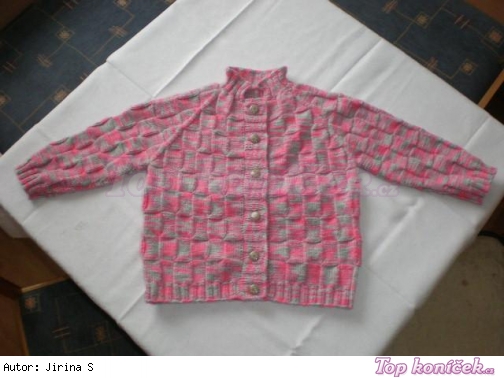 Dětský pletený svetřík